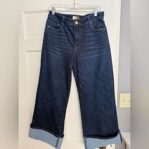 Kut from the Kloth Women's Dark Blue Flare Jeans